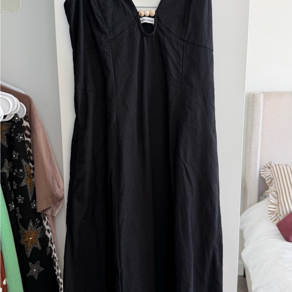 Abercrombie & Fitch Black Strapless Dress